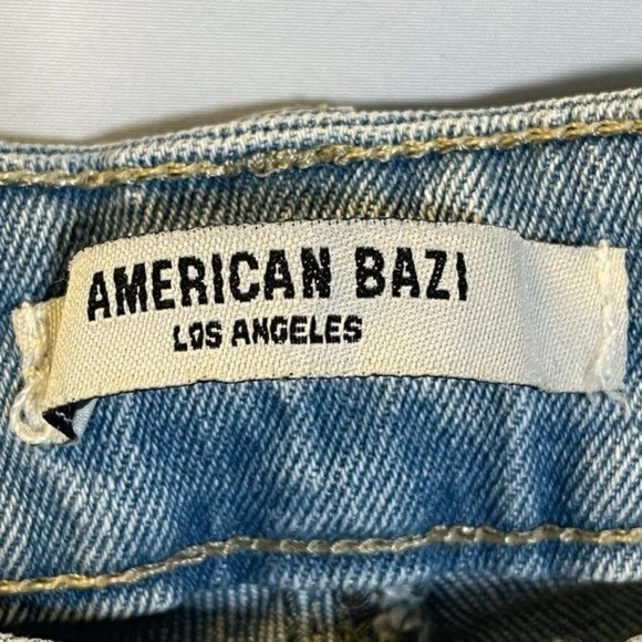 NWT American Bazi Los Angeles Baggy Denim Light Blue Jogger RJJ-5103P Sz 2X - Picture 4 of 6